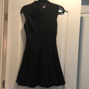Black mini dress